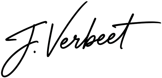 Handtekening van Jasper Verbeet