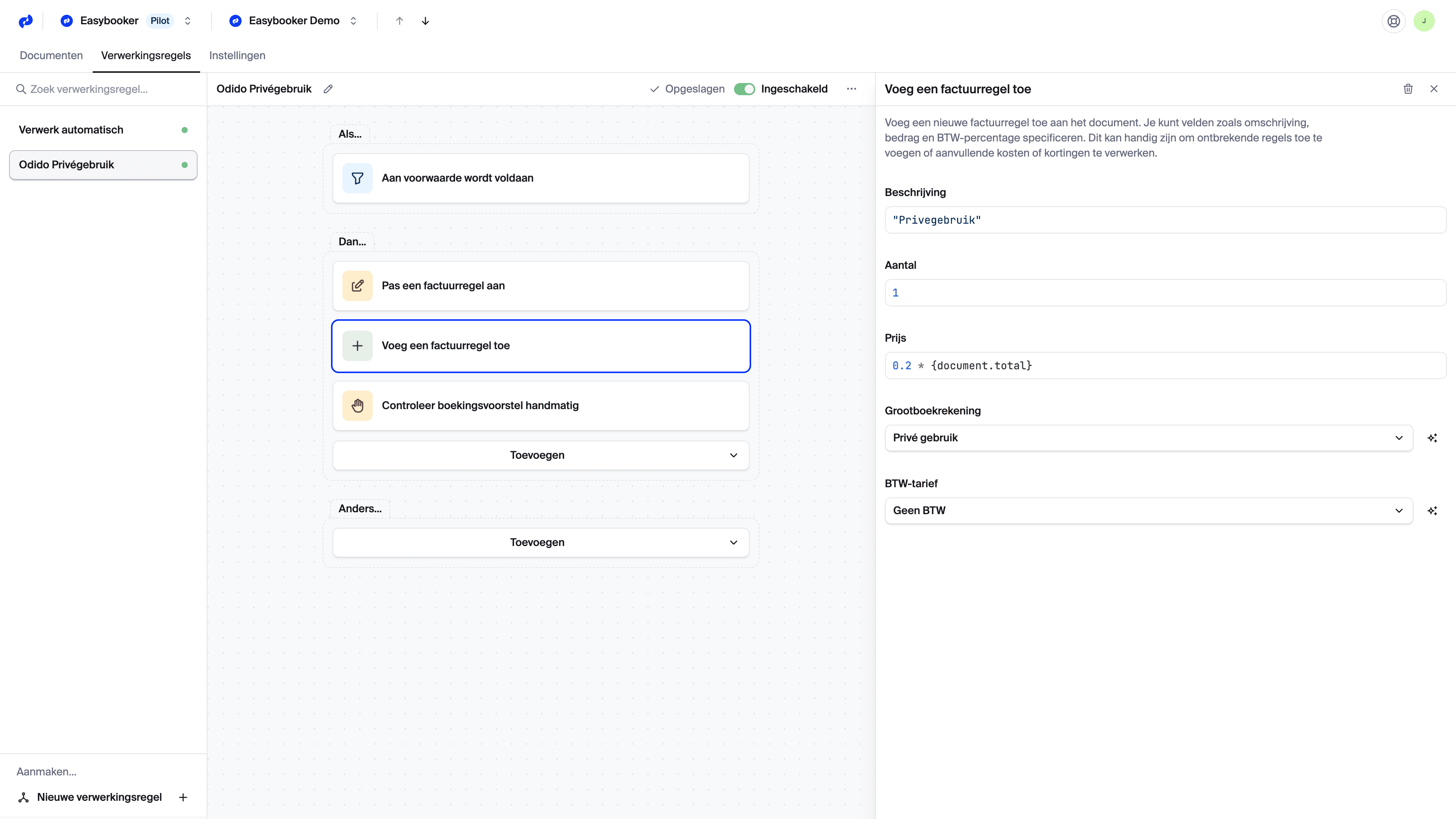 Verwerkingsregels (bèta)